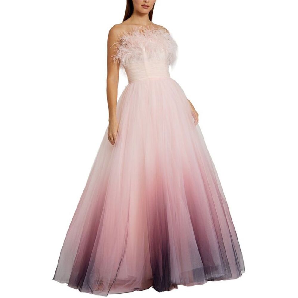 Mac Duggal Womens  Tulle Gown
